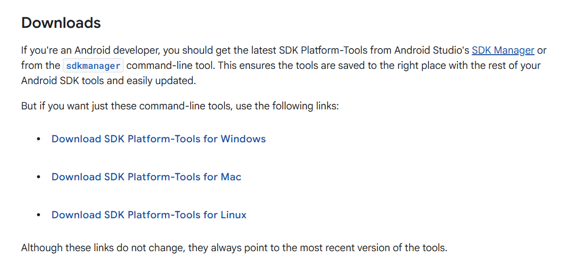 Android Platform Tools